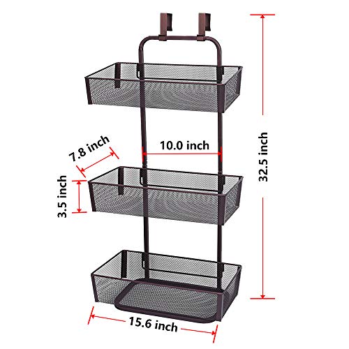 Hanging Kitchen Baskets MILIJIA 3 Tier Free Standing Mesh Basket