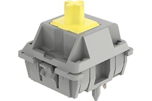 ZugGear DUROCK POM Switches Tactile Sunflower T1 Keyboard Switch 67g Mechanical Switches, 5 Pins Pre-Lubed Tactile Switches (90pcs, DUROCK POM T1)