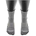 adidas Men's Cushioned X II Mid Crew Socks (2-Pair), Onix - Light Onix Marl/Onix/Black/Shock Slime, Large, (Shoe Size 6-12)