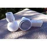 2 Pack - Siroflex 4 Row Shower Head with Reya Mia handmade soap bundle
