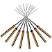 KEKU Marshmallow Roasting Sticks Set of 8 Telescoping Rotating Smores Skewers & Hot Dog Fork Kids Camping Campfire Fire Pit Accessories primary