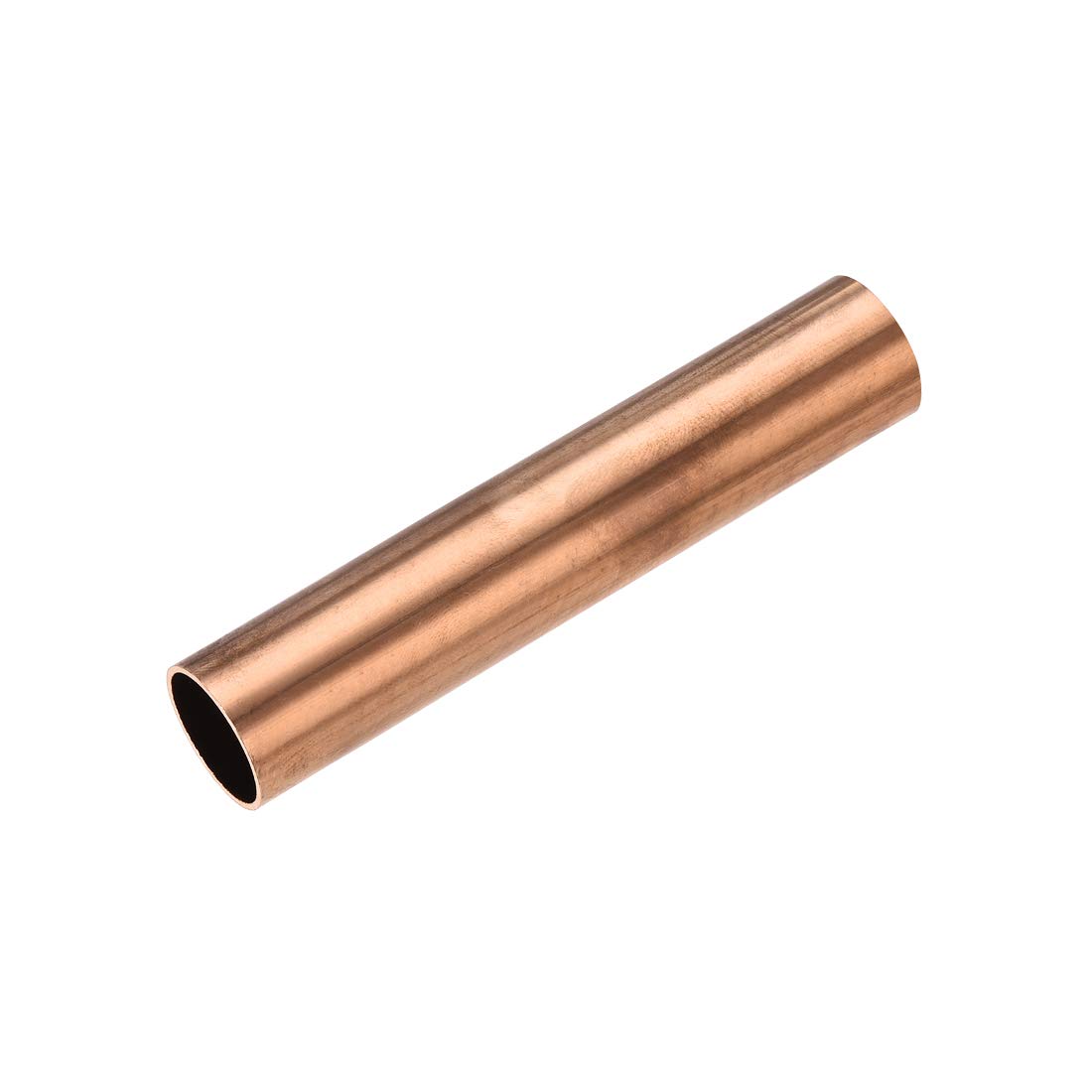 uxcell Copper Round Tube, 20mm OD 1mm Wall Thickness 100mm Length Straight Pipe Tubing