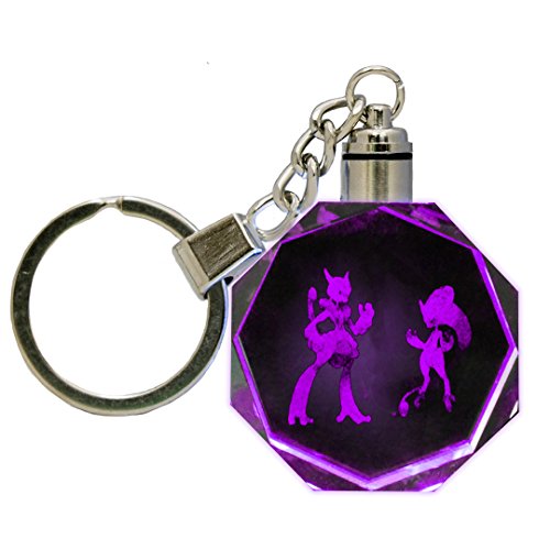 Buy Pokemon GO LED Keychain K9 Crystal Key Chain With Gift Box (Mega