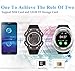 Bluetooth Smart Watch Touch-Screen Waterproof Smartwatch Support SIM Fitness Trackers Monitors, Smart Wrist Watch Compatible with IOS Android Samsung Iphone Huawei for Kids Girls Boys Men Women