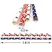 100 Pcs Biodegradable Christmas Paper Straws Striped Drinking Straws Polka Dot Straw for Christmas Birthday Wedding Thanksgiving Celebration Parties(Dots Stars Snows Hats, 7.8’’ tall)