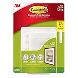 Command Large Picture-Hanging Strips, White, 36-Sets