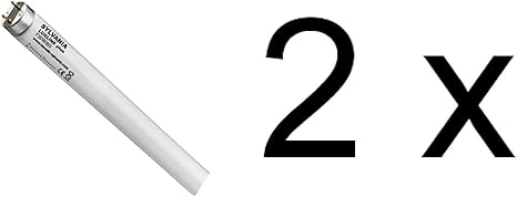 2x Sylvania 0001512 Bulb Fluorescent Tube F 36 W T8 G13 865 Daylight Deluxe 1200 Mm 26 Mm Luxline Plus Base Dimmable T8 Fluorescent Light Tube Bar 6500 K 3250 Lumens Mu1215 Class A Amazon De Lighting