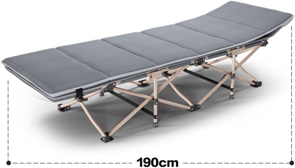 JKAPWQOILUXHWTX Folding Bed/Nap Bed/Single Bed/Simple Bed/Camp Bed/Portable,Individual,Bed Rest/Office Rollaway Bed-D
