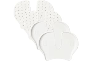 4PCS Shot Pain Reducer, Shot Pain Reducer Reusable Plastic Immunization Shooting Assist Blocks for Kids and Adults (White)