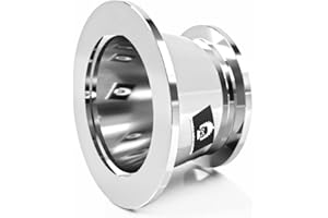 BROWNIAN MOTION TECHNOLOGY bmotiontech KF Flange conical Reducer Converter with ISO-KF Flange KF16 KF25 KF40 KF50 (KF50 to KF40,1 pc)