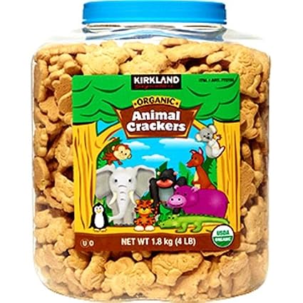 Kirkland signature Organic animal crackers - vanilla 64oz (096619150779)