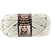 Lion Brand Yarn 231-100 Gold Leaf Yarn, White/Gold