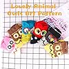 WOSTOO-Damen-Socken-6-Paar-Socken-Damen-suesse-Interessante-Tier-Charakter-Papagei-Funny-Crew-Socken