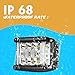 Side Shooter LED Lights, DJI 4X4 2Pcs 4 Inch 96W Triple Row CREE LED Pods Off Road Spot Flood Combo Beam Dual Side Cubes Work Light Driving Fog Lights for Trucks Jeep ATV SUV Boat