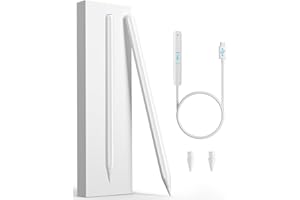 Minibesky iPad Pencil 2nd Generation with Magnetic Wireless Charging,With Apple Pencil Magnetic Charger,Compatible with iPad 6/7/8/9/10,iPad Pro 11 in 1/2/3/4,iPad Pro 12.9 in 3-6th,iPad Air,iPad Mini