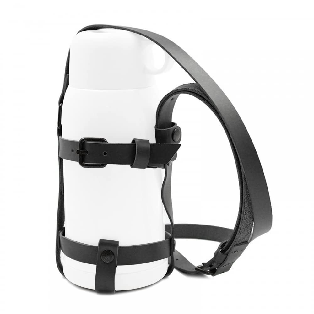 DONGKER Water Bottle Handle Shoulder Strap, Water Bottle Carrier Sling for Walking Hiking Camping (Without Water Bottle)