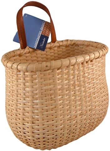 Nantucket Lightship Wall Basket with Handle (Large)