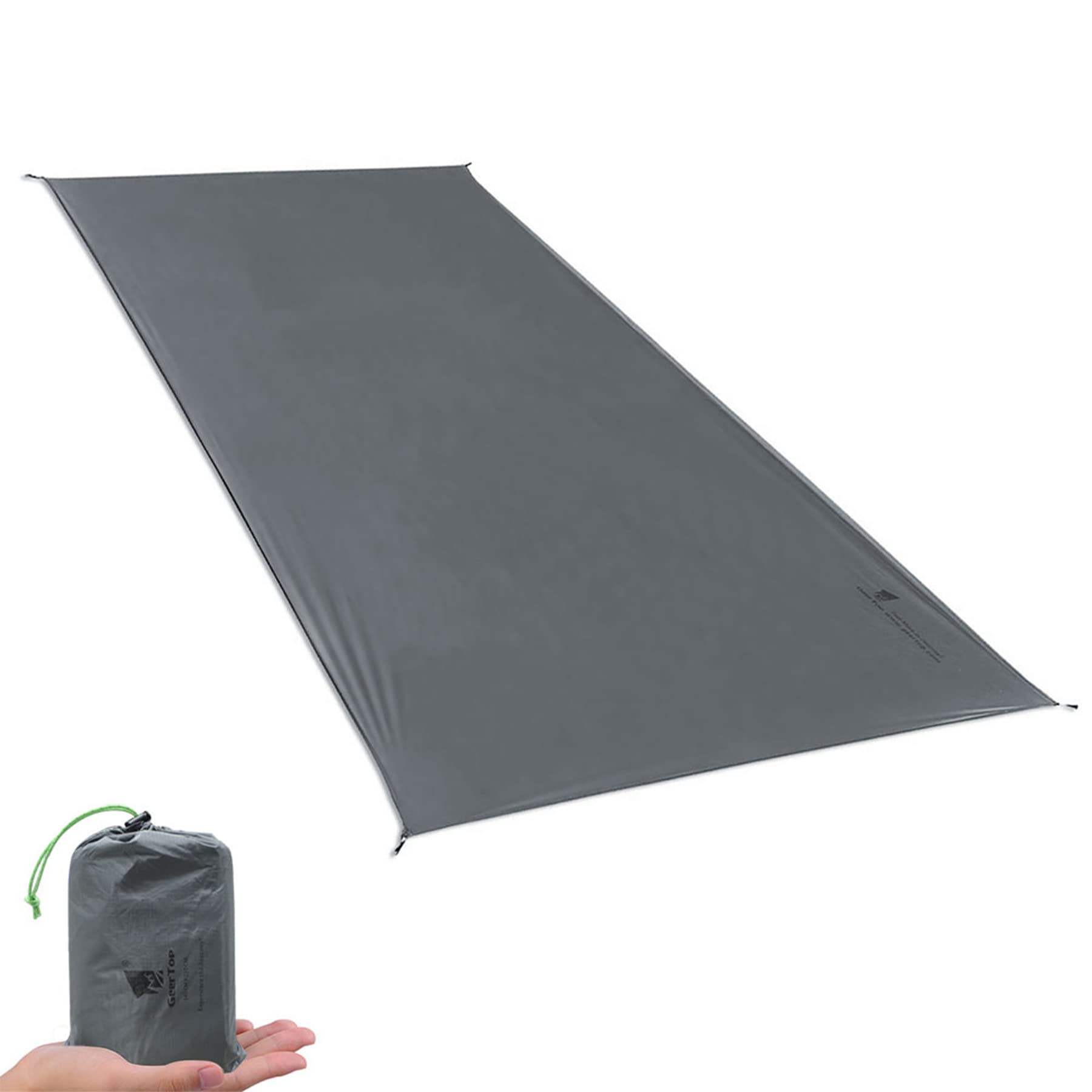 Photo 1 of GEERTOP 1 Person Ultralight Waterproof Tent Tarp Footprint Ground Sheet Mat, for Camping, Hiking, Picnic (4 Sizes)