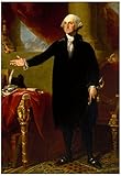 President George Washington Standing Historical Art Print Poster 13 x 19in