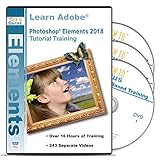 Photoshop Elements 2018 Software Training on Disc 3 DVDs Over 16 Hours in 243 Video Tutorial Lessons