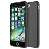 iPhone 7 Plus Case, Maxboost [Vibrance Series] Protective Slider Style Slim Cases Covers For Apple iPhone 7 Plus 2016 SOFT-Interior Scratch Protection Finish - Black