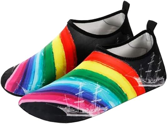 rainbow water shoes