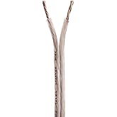 Monoprice Select Series 14 Gauge AWG Speaker Wire/Cable - 50ft Jacketed in Durable Plastic with A Color Coded Conductor for Home Theater, Car Audio and More Grey