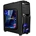 Sentey® Gaming Computer Case Gs-6009 Triac Transparent Side Panel / 1 X USB 3.0 + 1 X USB 2.0 + Hd Audio/mic / Removable Bays 3.5 and 2.5 / 2 X 12cm Blue Led Fan Cooler / Cable Management / Air Filter on the Bottom / Removable 3.5 and 2.5 Hdd Bays / Support Long Video Cards and Standard ATX Mini and Micro ATX Motherboards / Watercooling Ready + Hidden Cable System