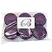 Beauticom 10G/10ML Frosted Container Jars with Inner Liner for Scrubs, Oils, Salves, Creams, Lotions, Makeup Cosmetics, Nail Accessories, Beauty Aids - BPA Free (6 Pieces, Purple)