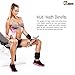 JBM Adjustable Ankle Weights Wrist Leg Weights (11 lbs per Ankle)