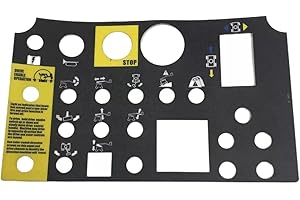 HNARL Platform Control Panel Decal,72081GT 72081 Genie Decal Used for Genie Boom Lift Z-34/22N Z-34/22 DC Z-34/22 Bi-Energy Z-30/20N...