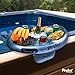 Perfect Pools Official Spa Bar Inflatable Hot Tub Side Tray for Drinks and Snacks - Perfect for Pool Parties!