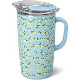 Swig Life 64oz Pitcher with Lid, Drink Pitcher for Tea &amp; Cocktails | Triple Insulated Stainless Steel - Large Serving Pitcher - Lid Included - Keeps Drinks Cold - Party Ready