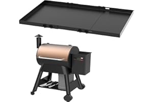 PHYESUVIN Universal Adjustable Grill Storage Shelf for Traeger Pro Series 780 and Ironwood 885 Pellet Grill, Grill Accessories for Traeger Pellet Grill to Provide More Storage Space