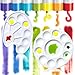 niceeshop(TM) Round Professional Strong&Light Plastic Paint Platte Tray,White