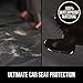 Gorilla Grip Original Premium Slip-Resistant Pet Car Seat Protector for Pets, Free Dog Bowl, Durable Protectors for Cars, SUV, Underside Grip, Waterproof, Seat Belt Openings, Pocket, Hammock: Black