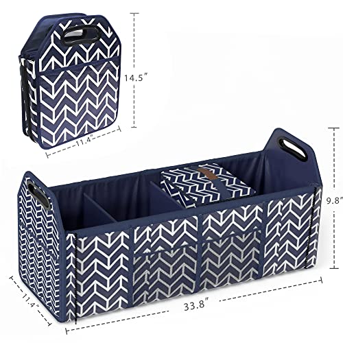 Trunk Organizer, Foldable Car Storage Bag Portable Insulation Cooler