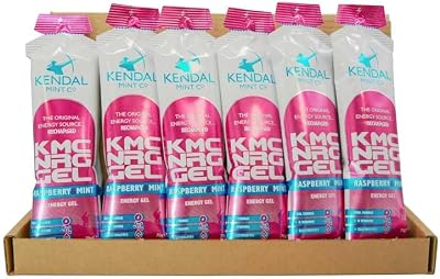 KMC NRG Gel Raspberry Mint Energy Gel 27g Dual Carb + Electrolytes Vegan
