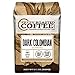 Fresh Roasted Coffee, 100% Dark Colombian, 2 lb (32 oz), Med-Dark Roast, Whole Bean, Kosher