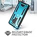 YOUMAKER Designed for Galaxy S9 Plus Case, Heavy Duty Protection Kickstand with Built-in Screen Protector Shockproof Case Cover for Samsung Galaxy S9 Plus 6.2 inch - Blue