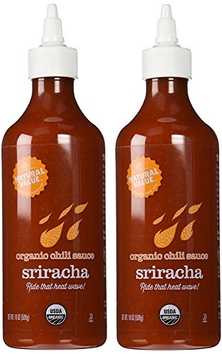 Natural Value Organic Sriracha Chili Sauce, 18 Ounce (Pack of 2)