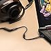 MillSO Headset Splitter, CTIA 3.5mm 2 Male to 1 Female Headphone Adapter with Separate Microphone and Headphone Jack for Gaming Headset to PC - 30CM/12inch
