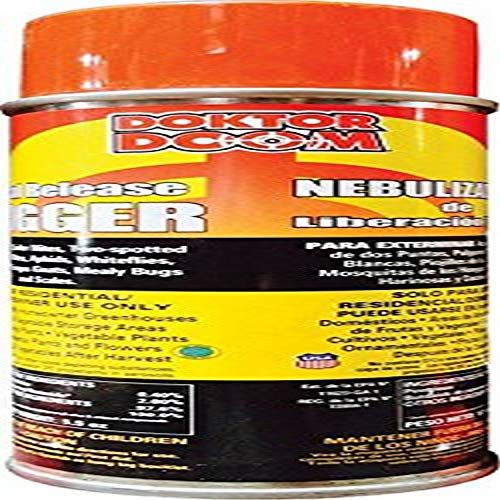 Doktor Doom DDTRF5.5OZ DDTRF5-1/2OZ 5-1/2-Ounce Total Release Fogger, 5.5 oz, red