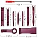 Auto Trim Removal Tool Kit for Car Door Clip Panel Audio Video Dashboard, Set of 10Pcs
