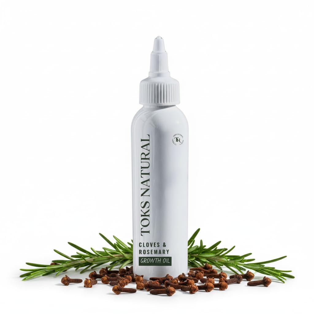 Cloves & Rosemary Hair Growth Oil – Ayurvedic Hair Stimulator for Scalp & Edges | Natural Plant-Based Hair Growth Treatment – 120ml