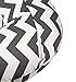 Org Store Premium Nursing Pillow Cover | Slipcover for Breastfeeding Pillows | Fits Boppy Pillows | Chevron Patterned (Gray)