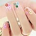 Jaciya 10000 Pcs Nail Art Slices Assorted Fimo 3D Fruit Pattern Slices Nail Art Stickers with Tweezers Perfect for Sticking to Slime, DIY Crafts, Nail Art Decoration