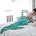 [Holidayli]Holidayli Mermaid Blankets, Handmade Knitted Mermaid Tail Blankets for Adults Girls All Season Party [並行輸入品]