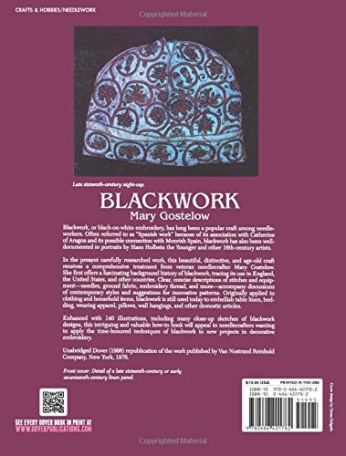 Blackwork (Dover Embroidery, Needlepoint)