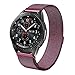 SWEES Milanese Band Compatible Samsung Galaxy Watch 42mm, 20mm Magnetic Stainless Steel Metal Replacement Band for Galaxy Watch 42mm, Gear Sport, Gear S2 Classic Smartwatch Girls Women Men, Wine